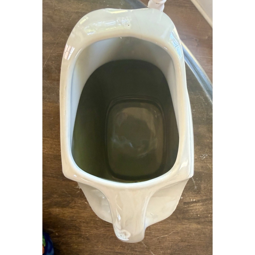 Fiesta Ware Disk Water Pitcher Original Gray Glaze - Picture 5 of 8